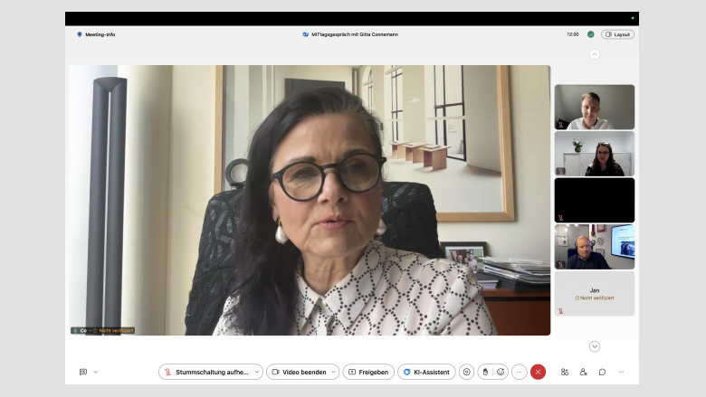 Digitaler Austausch zur Zukunft des Mittelstands: Gitta Connemann spricht Klartext!